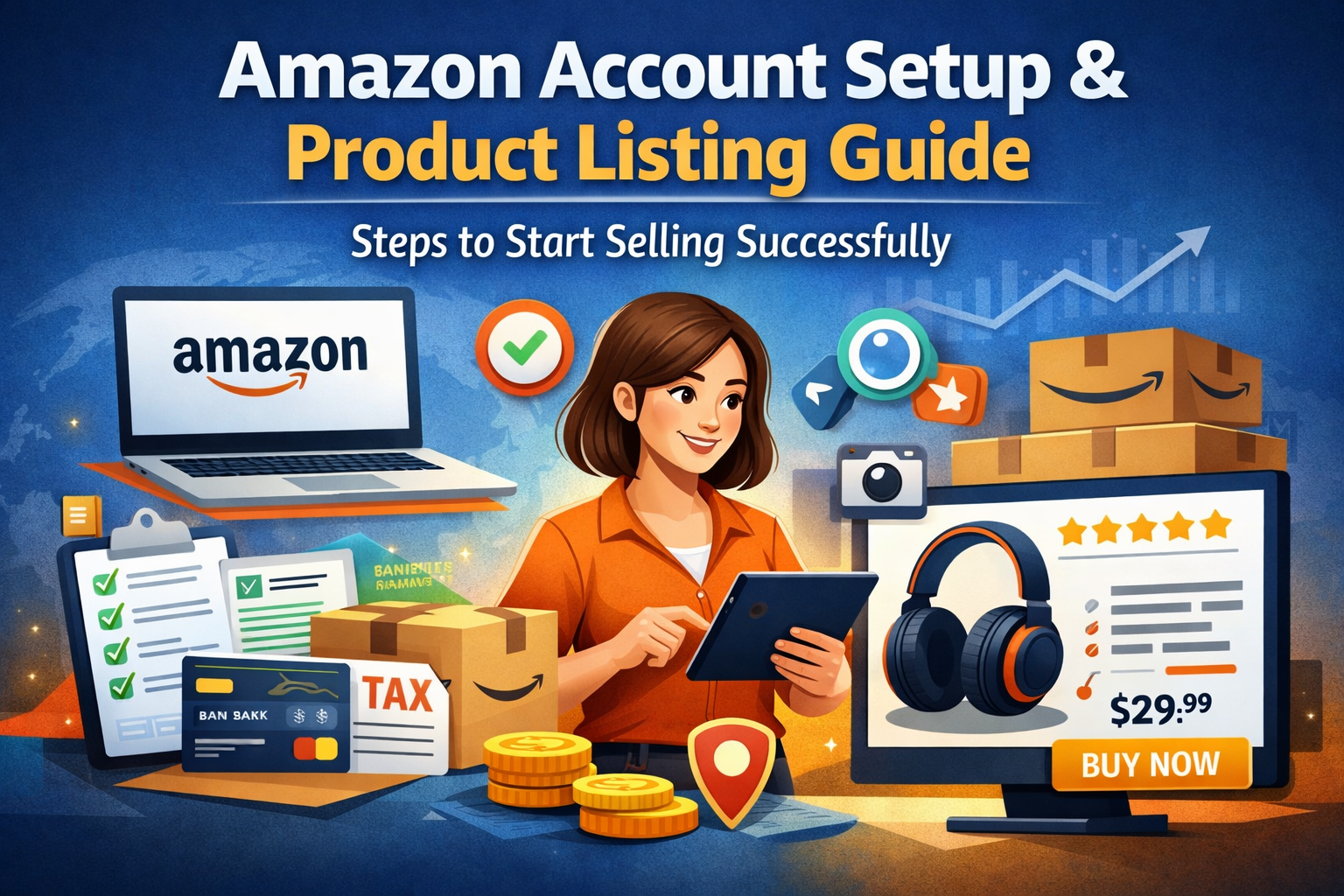What to Do After Creating an Amazon Account: Complete Setup & Product Listing Guide