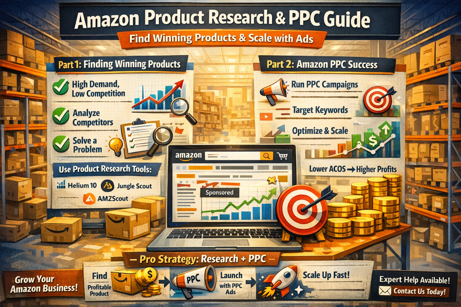 Amazon Product Research & PPC Guide: Find Winning Products and Boost Sales Fast