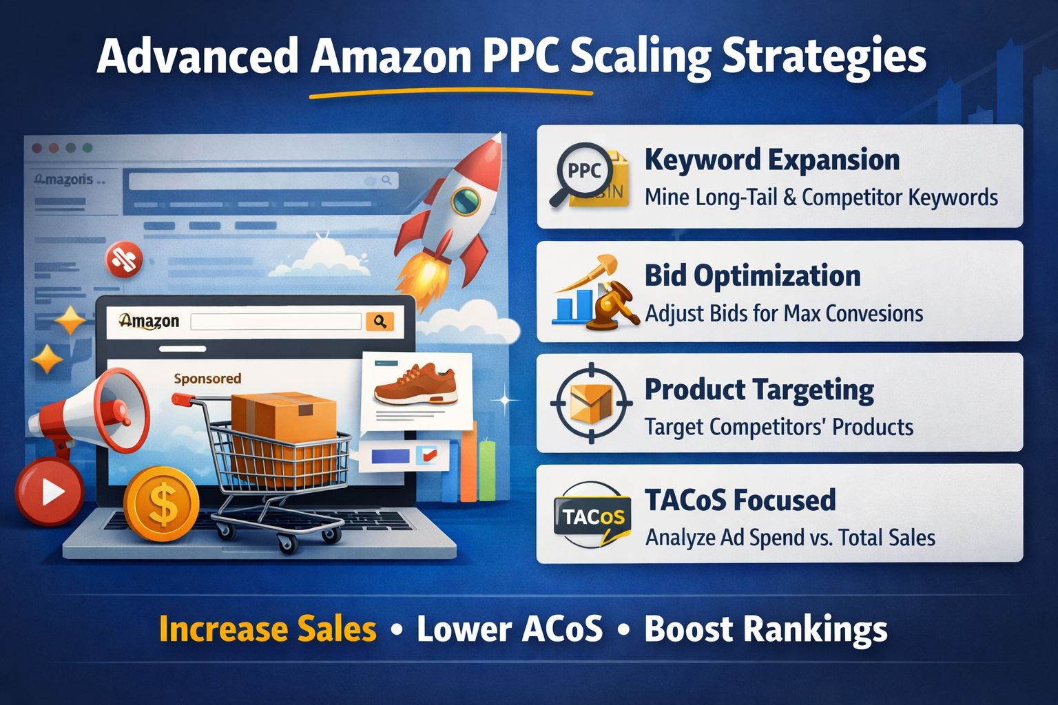 Advanced Amazon PPC Scaling: Proven Strategies to Increase Sales and Lower ACoS