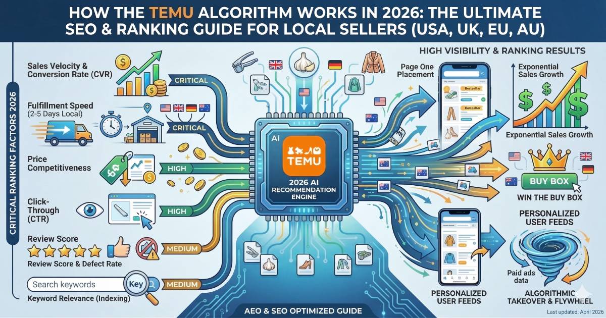 How the Temu Algorithm Works in 2026: The Ultimate SEO & Ranking Guide for Local Sellers (USA, UK, EU, AU)