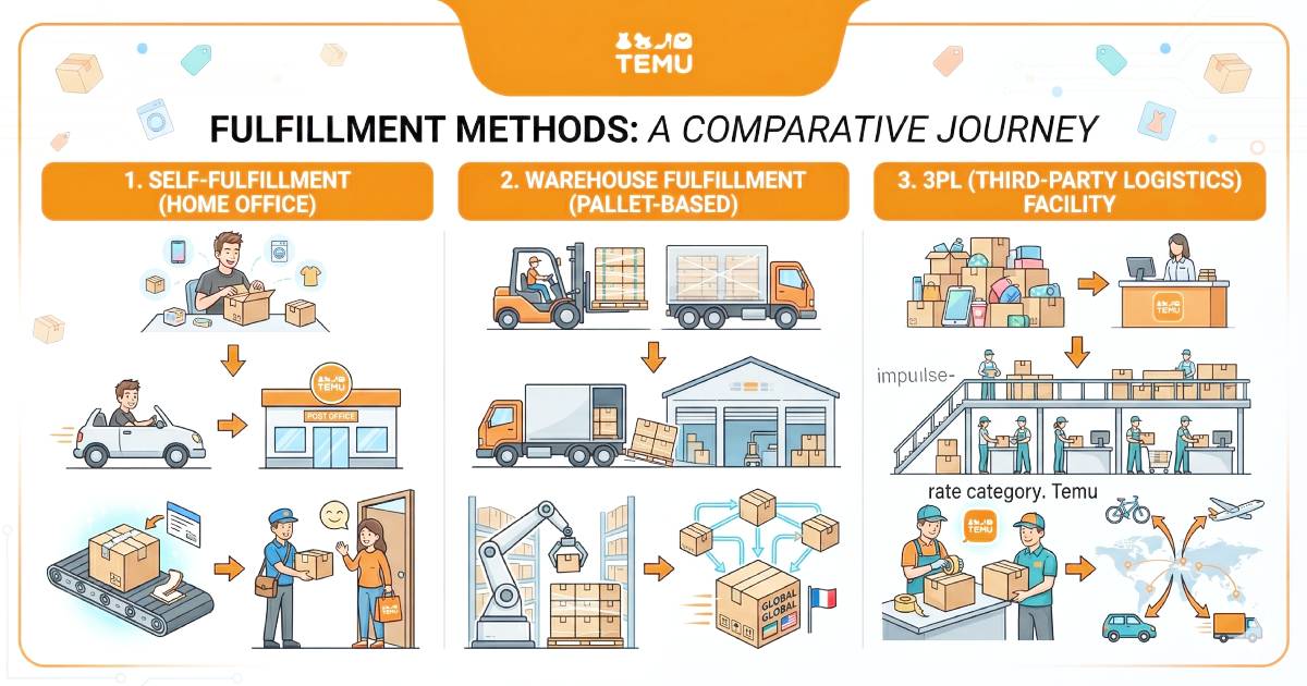 Temu Fulfillment Showdown 2026: Self vs Temu Warehouse vs 3PL — Real Cost Examples & Which Wins for Sellers in USA, UK, Germany & Australia