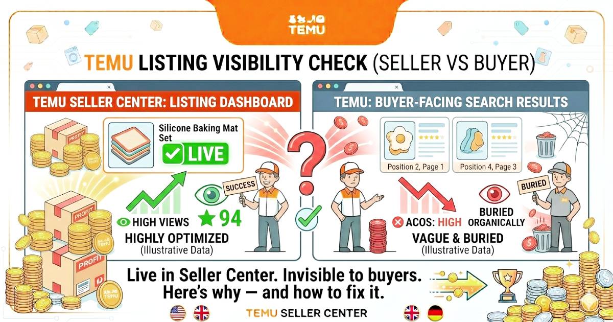 Temu Listings Not Showing? 9 Proven Fixes That Worked in 2026 (And Why Each One Happens)