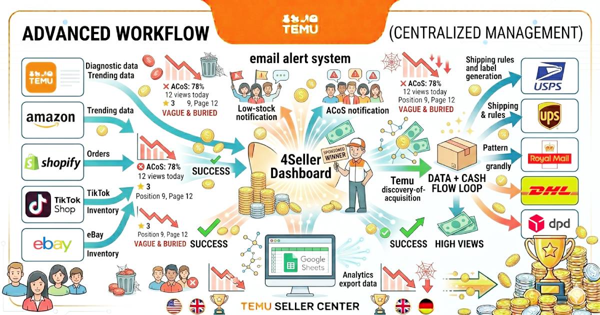 Temu Automation Mastery 2026: Best Tools, Integrations & Workflows to Scale Without Burning Out