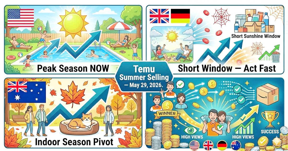 Temu Summer Selling Guide 2026: Top Trending Products, Hot Niches & Strategies to Maximize Profits This Season (USA, UK, Germany & Australia)