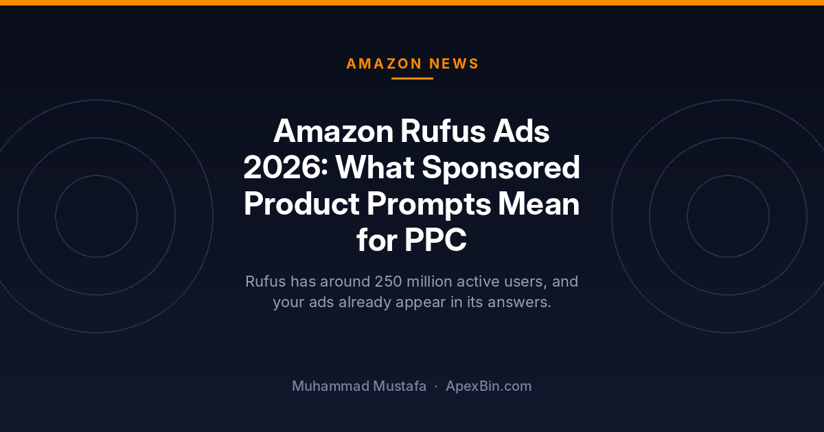 Amazon Rufus Ads 2026: What Sponsored Product Prompts Mean for PPC