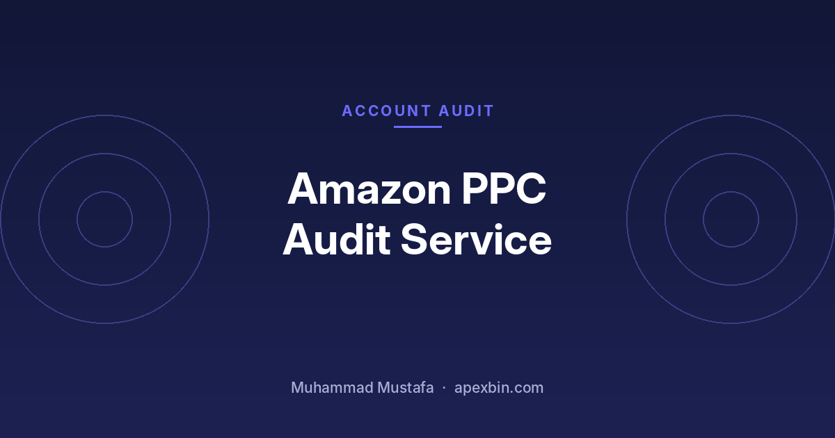 Amazon PPC Audit Service
